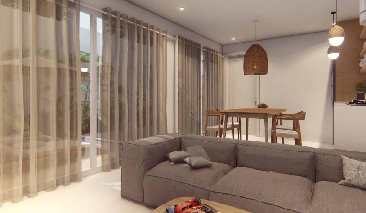 Comfy One Bedroom Apartment with Office Room in Melasti (6)