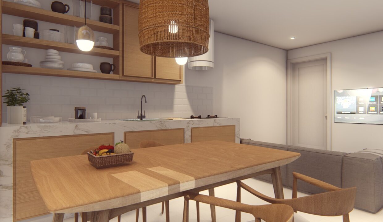 Comfy One Bedroom Apartment with Office Room in Melasti (8)