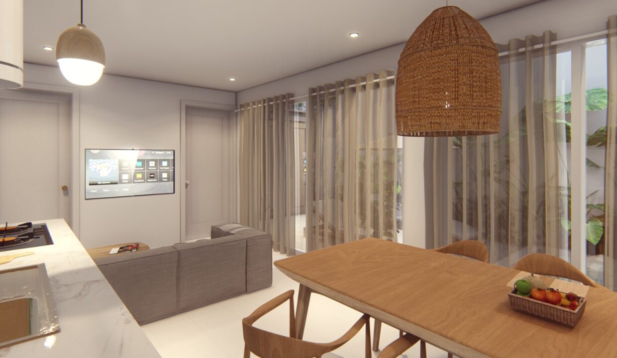 Comfy One Bedroom Apartment with Office Room in Melasti (9)