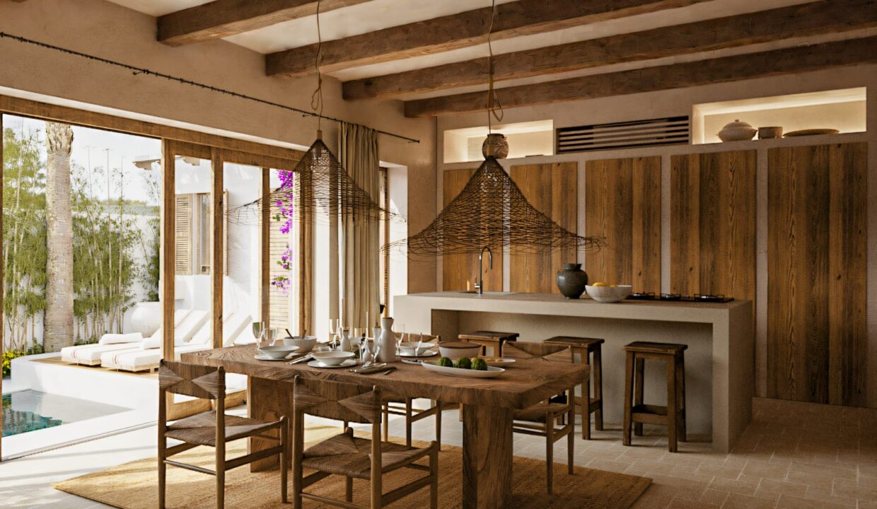 3. Ibizan Style Villa in Seseh