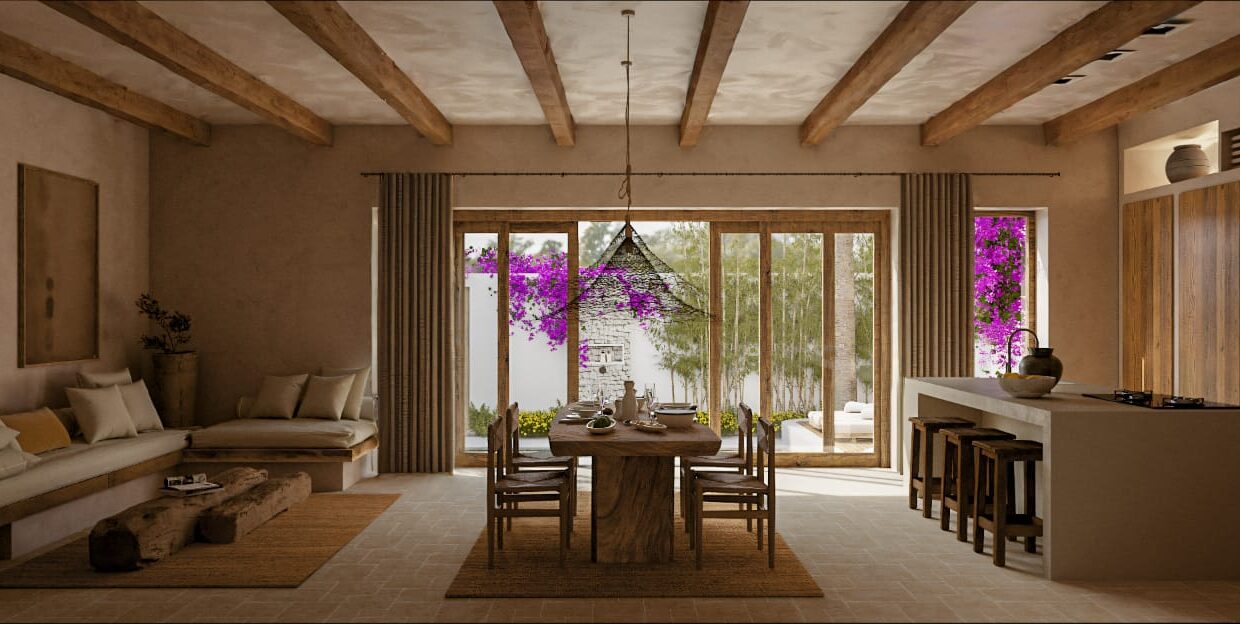4. Ibizan Style Villa in Seseh