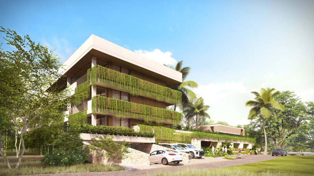 An off-plan condominium in a prestigious gated community in Ungasan