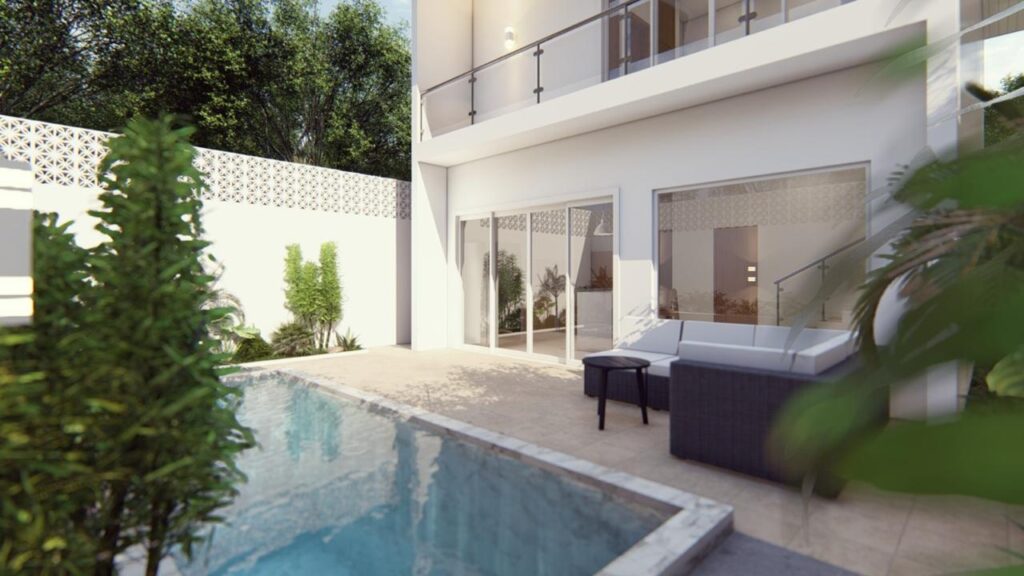 Modern Style Two Bedroom Villa in Pandawa