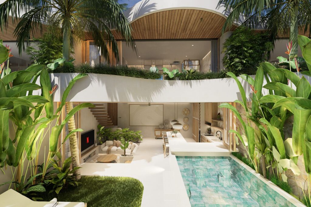 2-Bedroom Rooftop Villa with Sunset View in Pecatu