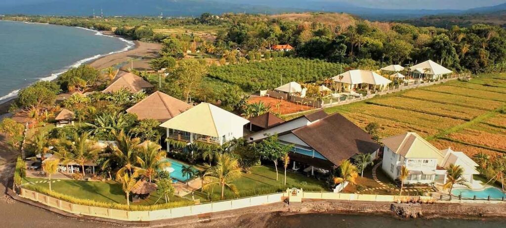 A Boutique Hotel For Sale With A Restaurant Situated On The Coastal Beach Of North Bali