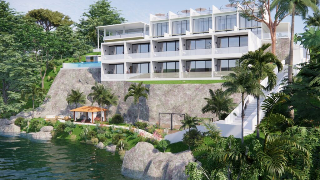 Chic Apartment Complex with Sunset Views in Ubud