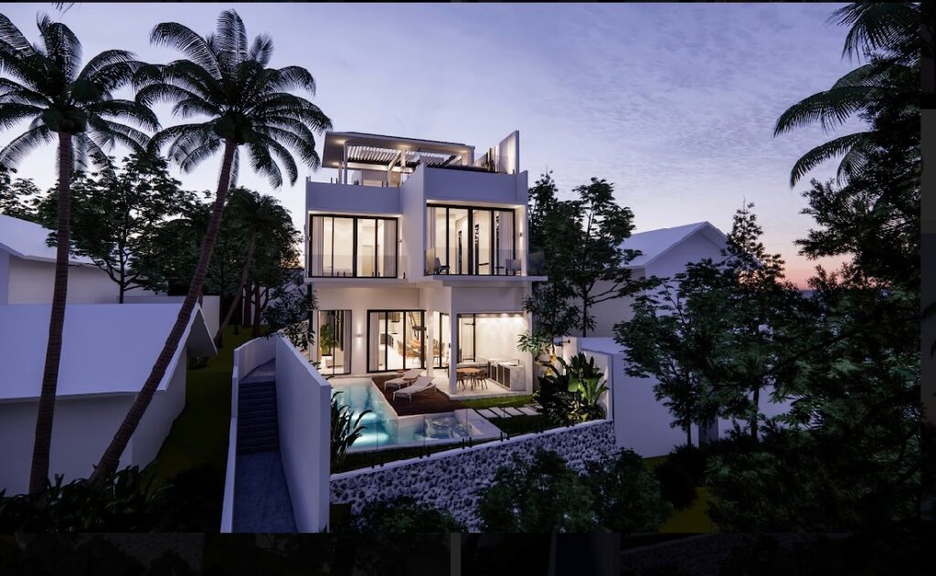 Exquisite 3 Bedroom River Front Villa In Pererenan