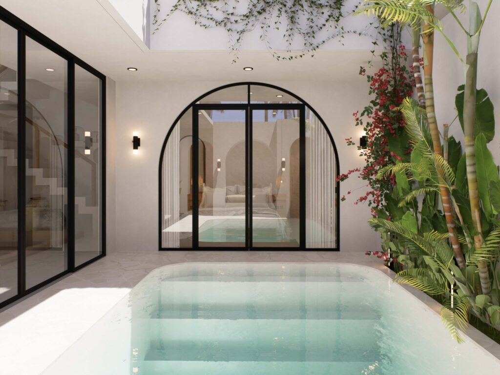 Three Minutes Walking to the Ocean Off Plan Two-Bedroom Villa