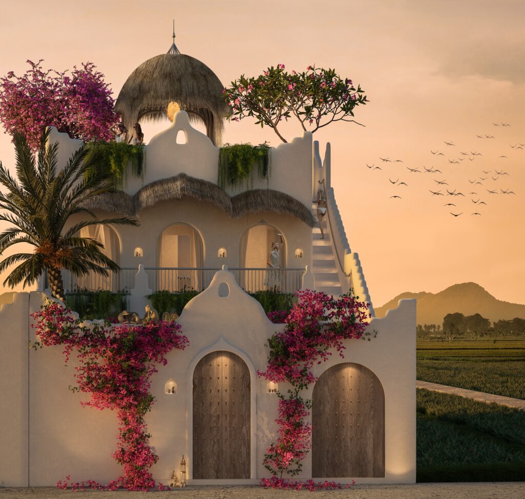 Two Bedroom Beach view Villa in Seseh